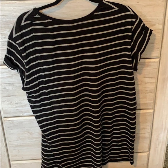 Striped T-Short Dress - Picture 2 of 2